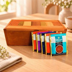 Caja de madera con té *CORHIE002